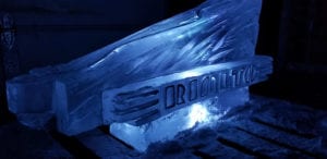 Logo Ice Sculpture